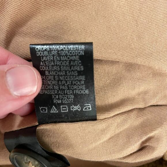 NWT - Sanctuary Teddy Fleece Hooded Jacket, size XXL, brown. - Picture 6 of 11